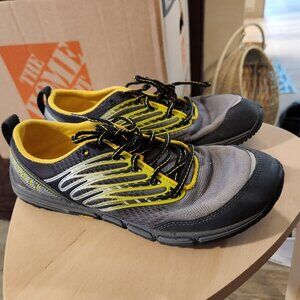 Men's Merrell Barefoot Trail Run Ascend Glove Wild Dove Synthetic